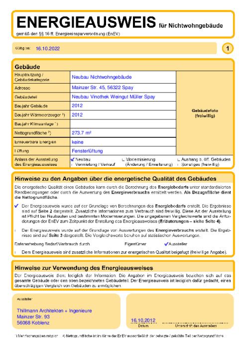 Energieausweis