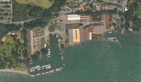 Luftbild- alter Zustand Bodan-Werft