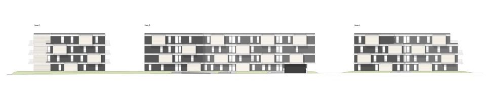 Ansicht - Haus A,B,C