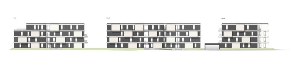 Ansicht - Haus D,E,F