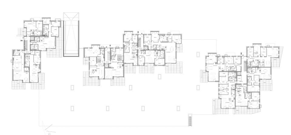 Grundriss EG - Haus D,E,F
