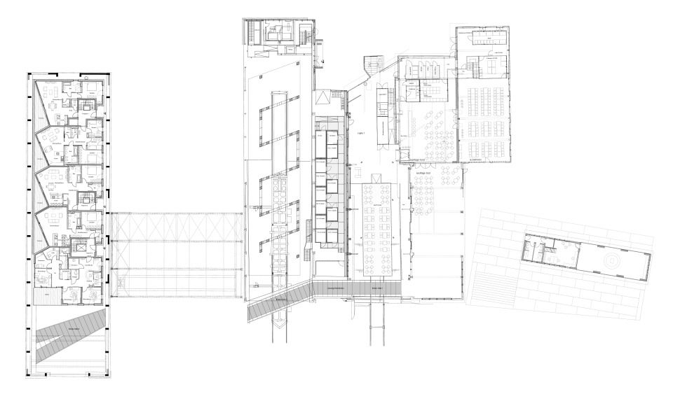 Grundriss EG - Halle 3 und 2