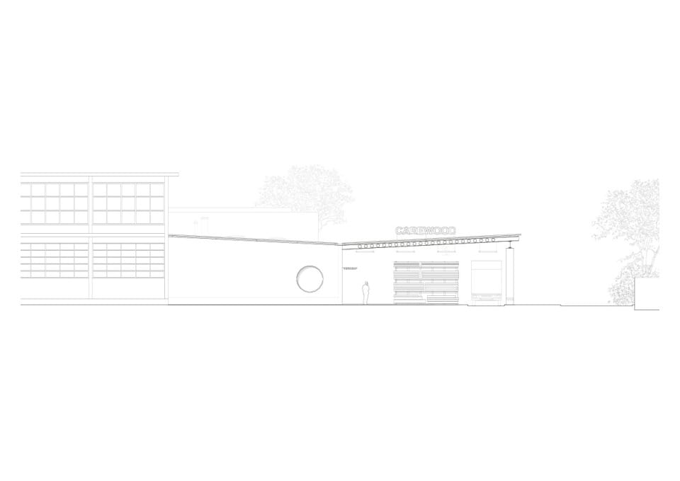 Ansicht Westfassade
