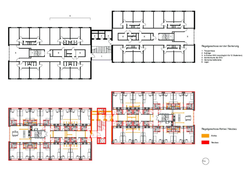 Grundriss Regelgeschoss - Herangehensweise
