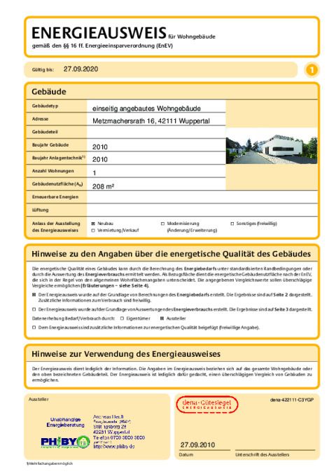 Energieausweis