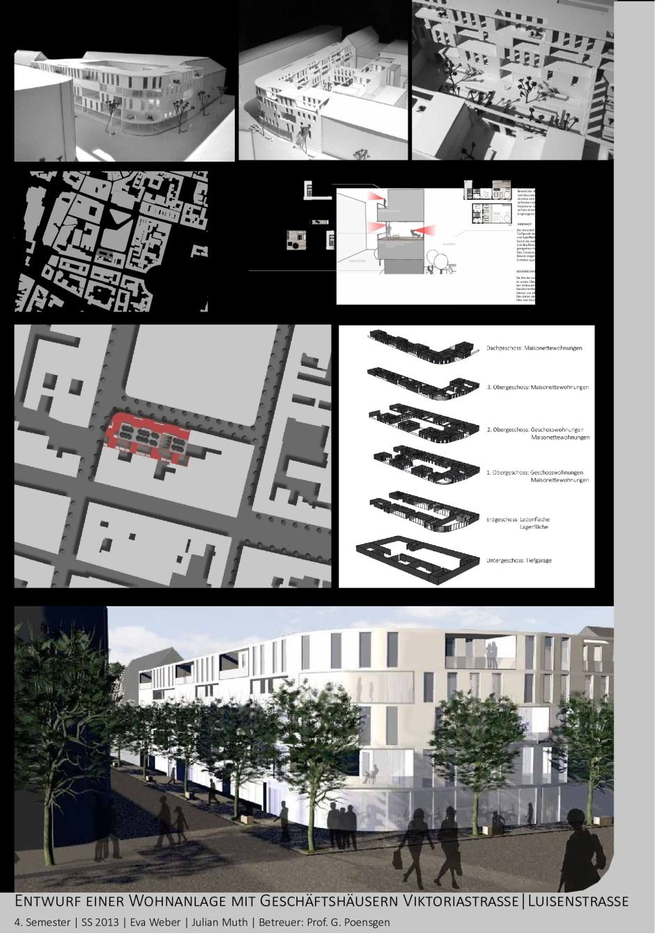 Schwarzplan, Lageplan, Explosion