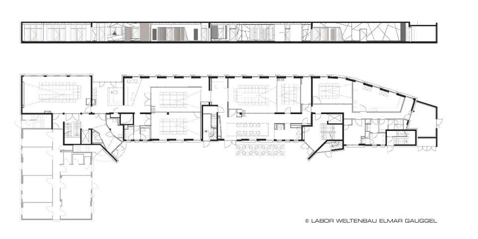 Grundriss + Schnittansicht