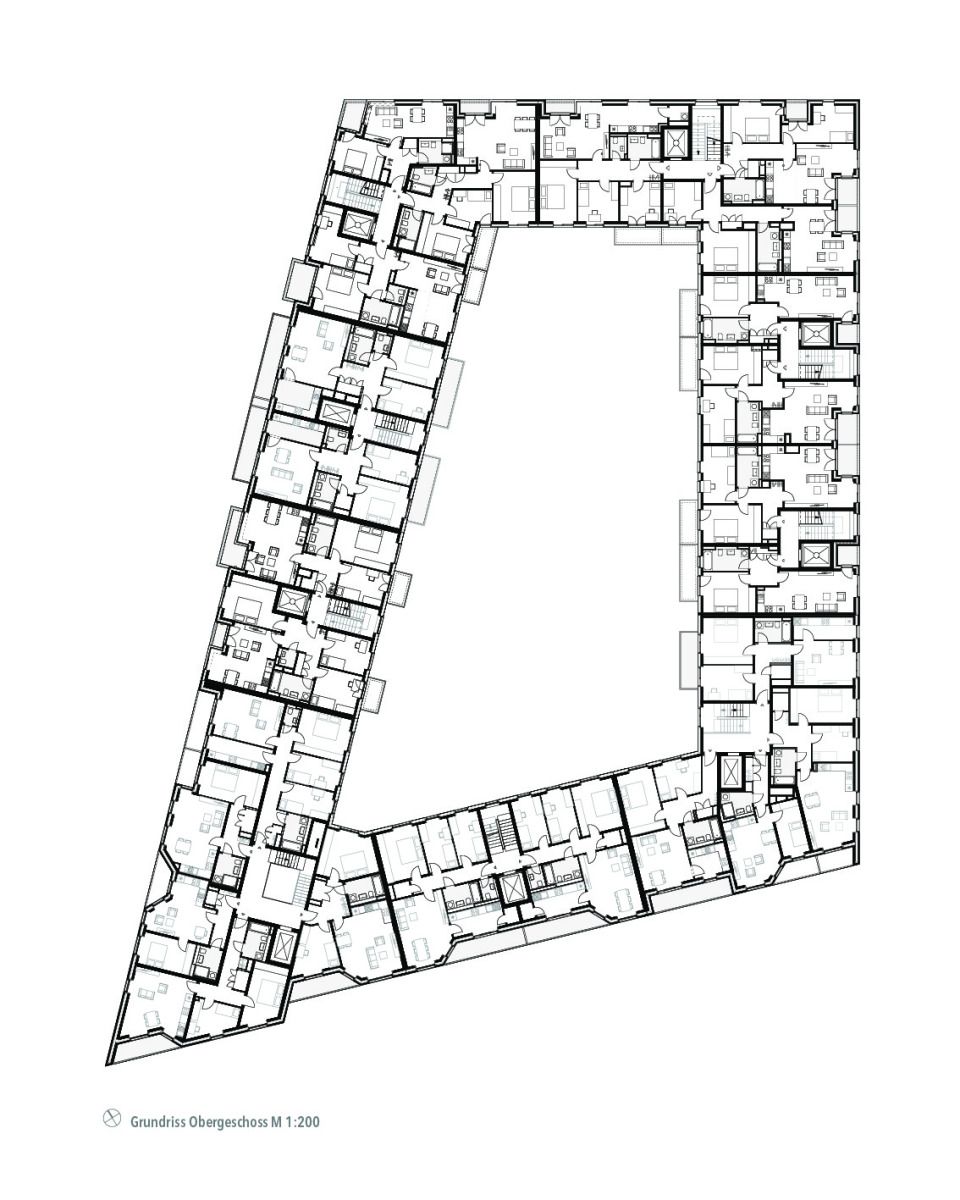 Grundriss Regelgeschoss