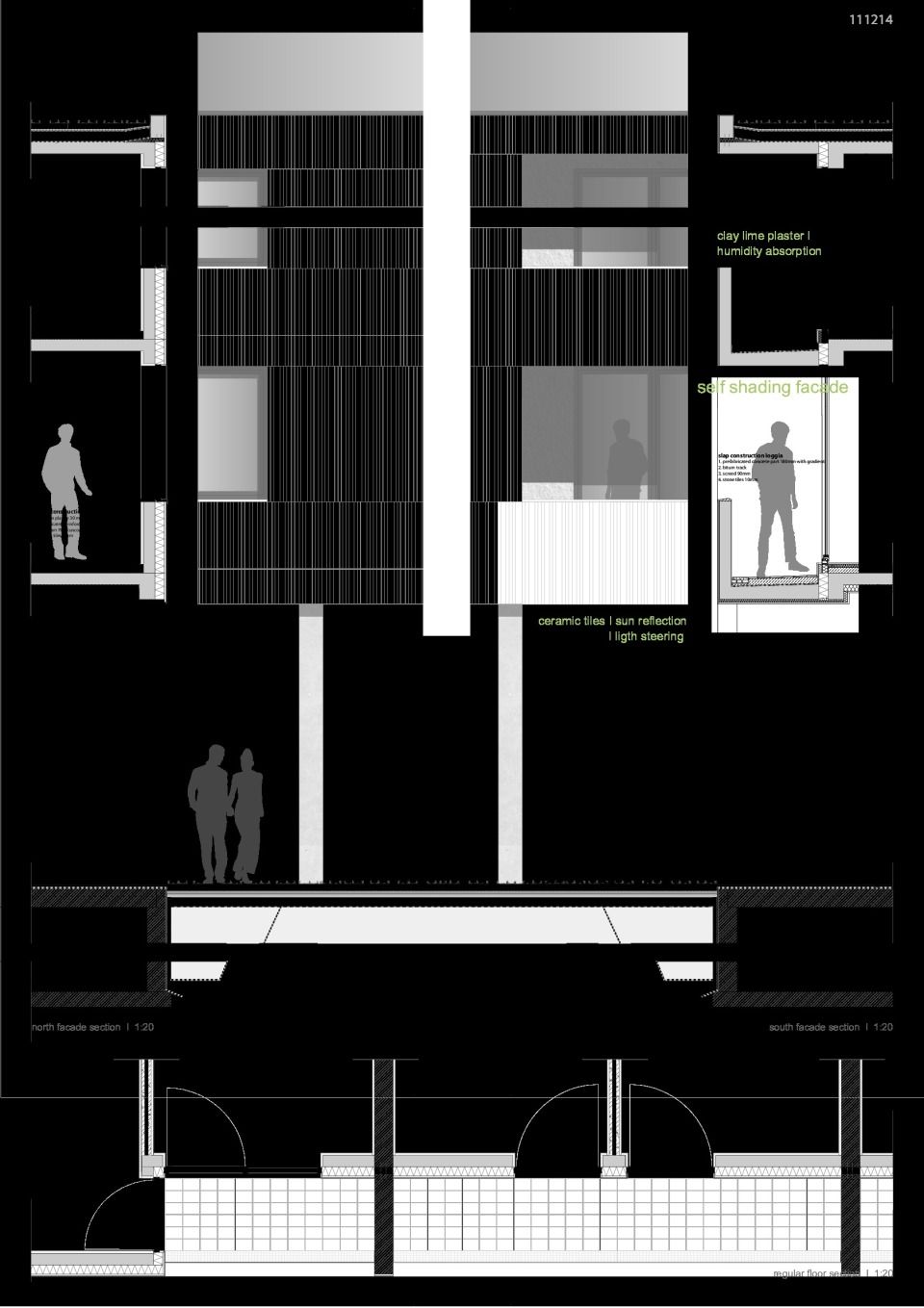 facade section scale 1:20