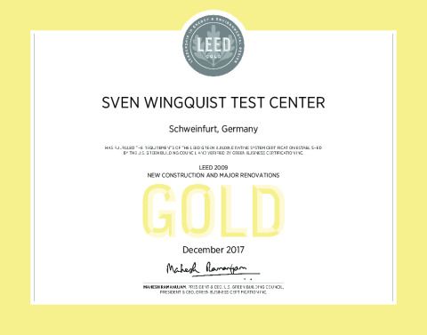 LEED Gold Zertifikat
