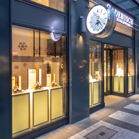 Fassadensanierung eines Geschäftshauses mit Juwelier