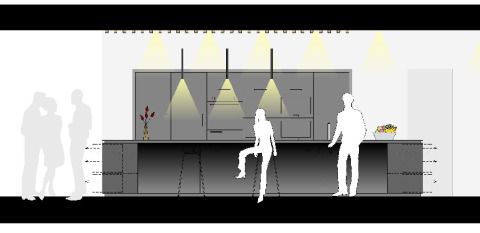 Stadttor Ost Heidelberg | Innenarchitektur Lounge Küchenplanung