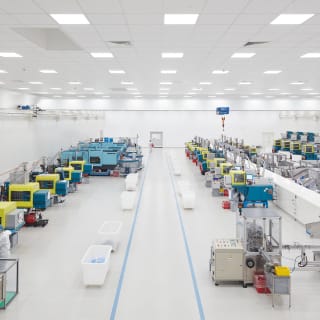 KISICO Produktionshalle mit Reinräumen