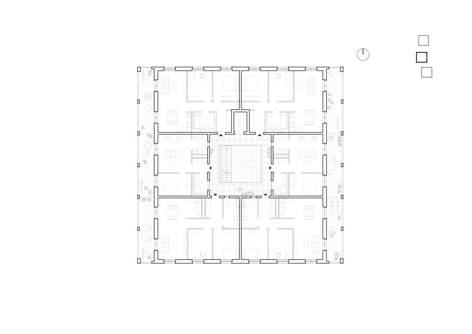 Grundriss Regelgeschoss Haus 1