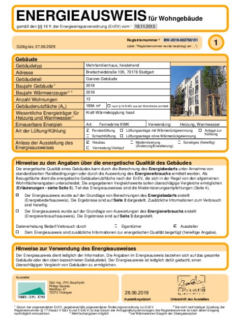 Energieausweis