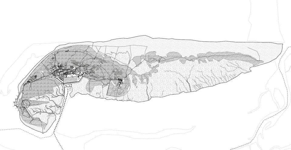 Lageplan der Insel Spiekeroog