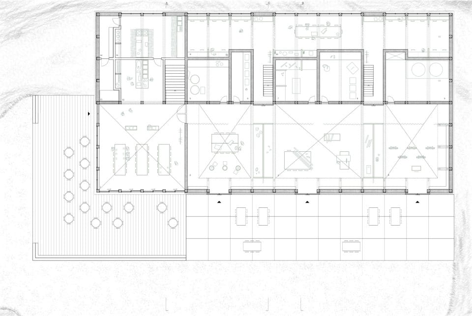 Werkstatt - Grundriss Erdgeschoss