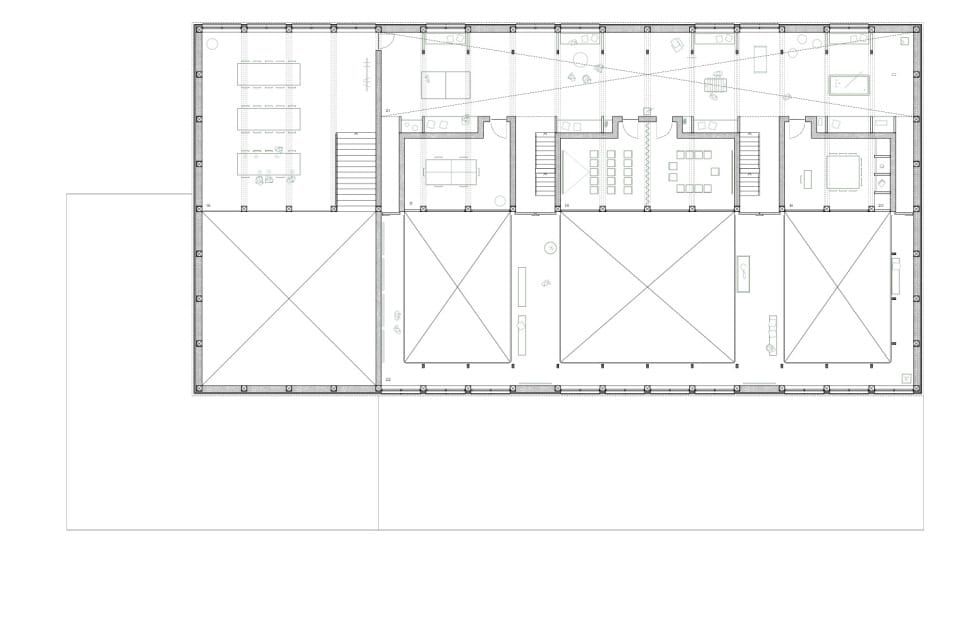 Werkstatt - Grundriss Obergeschoss