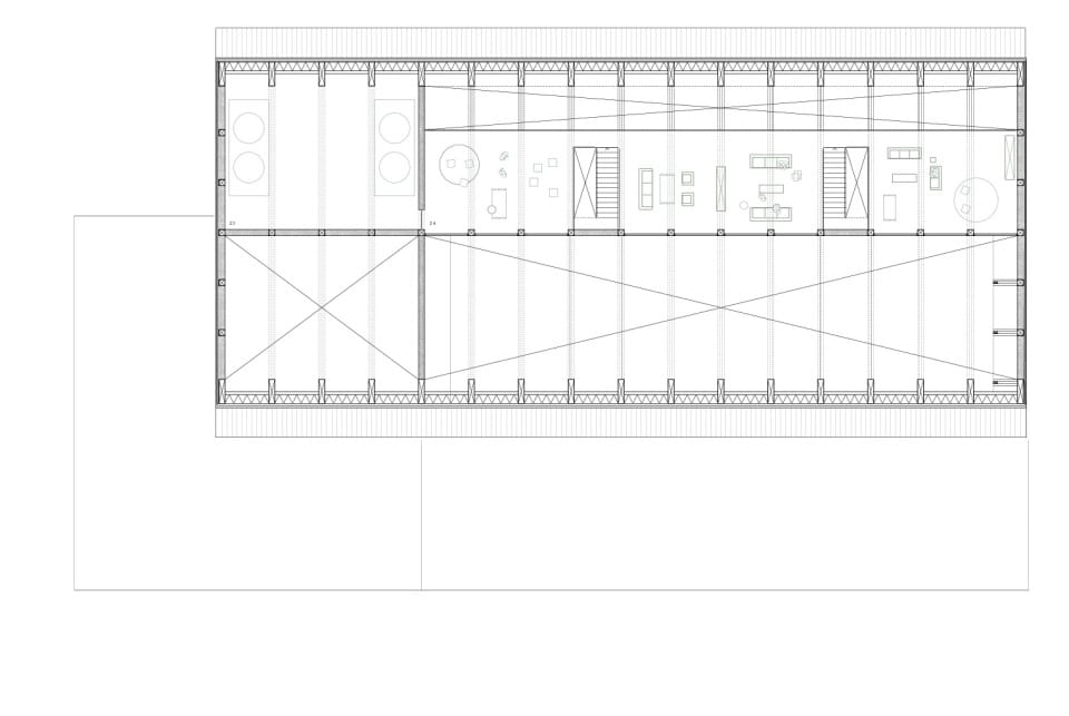 Werkstatt - Grundriss Dachgeschoss