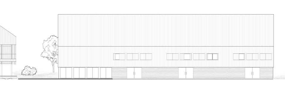 Werkstatt - Ansicht Süd