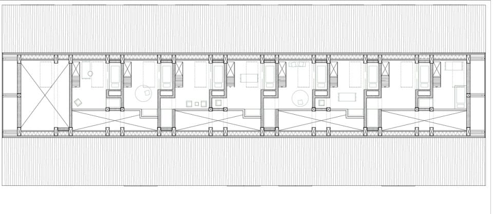 Schülerwohnen - Grundriss Dachgeschoss