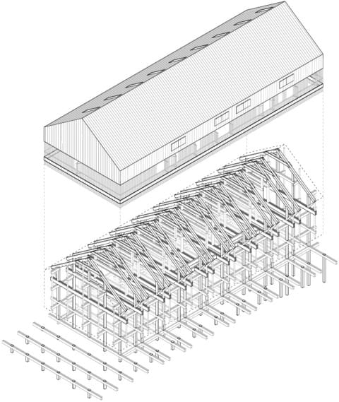 Schülerwohnen - Konstruktionsisometrie