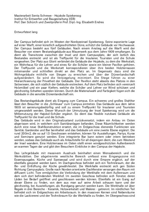 Entwurfstext - lange Fassung