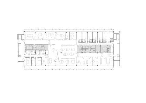 Grundriss Bürogebäude 2. Obergeschoss