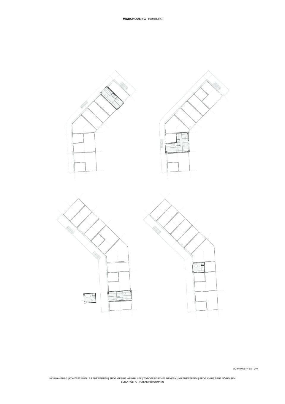 Wohnungstypen 1:200