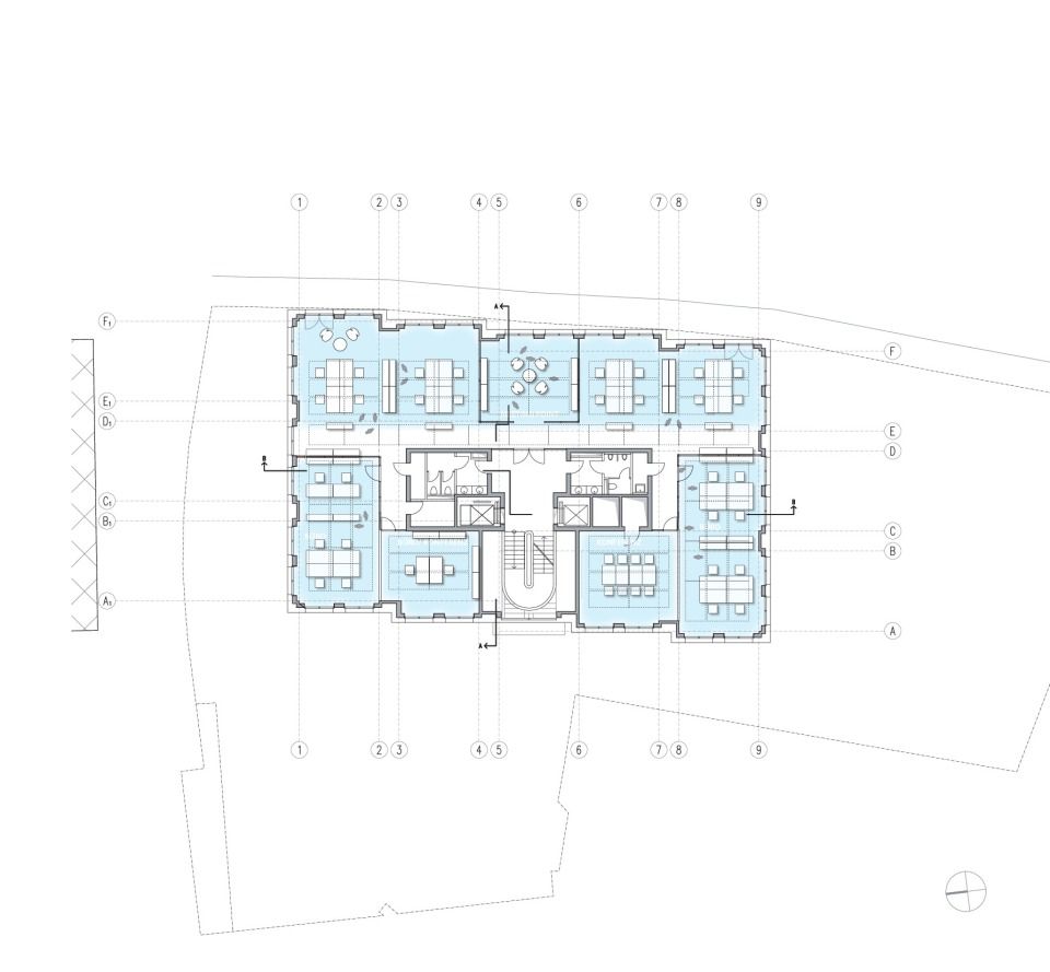 Grundriss Regelgeschoss