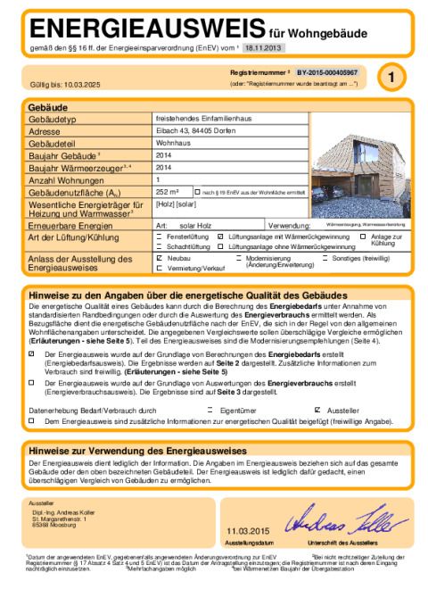 Energieausweis