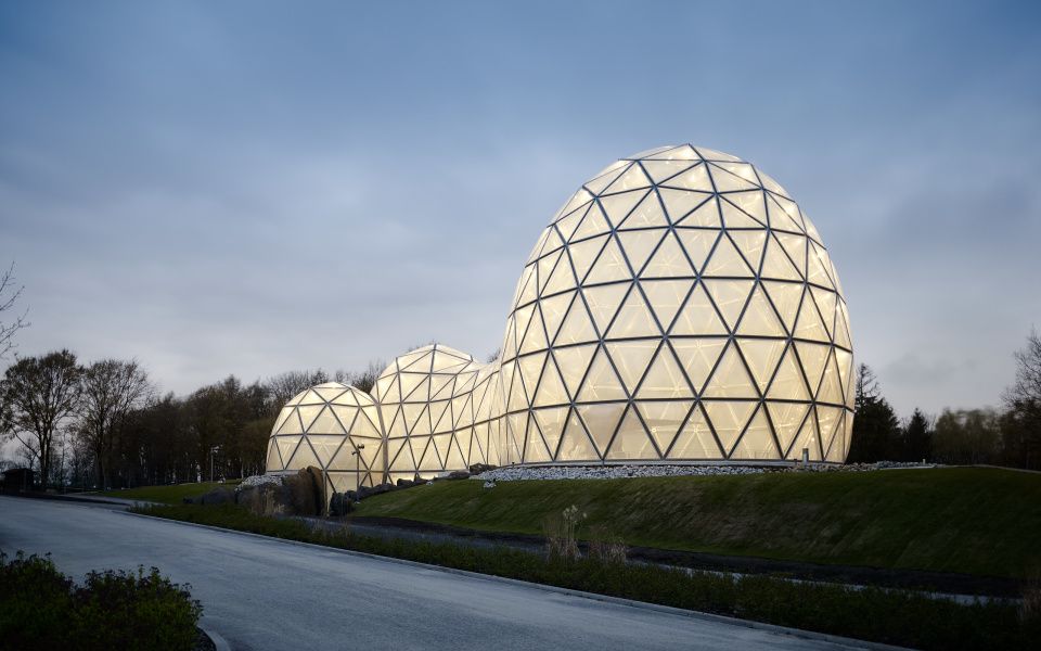 Empfangsgebäude "Mitoseum" im Saurierpark Kleinwelka