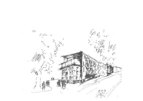 Skizze Clara und Robert, sop architekten, Jurek Slapa