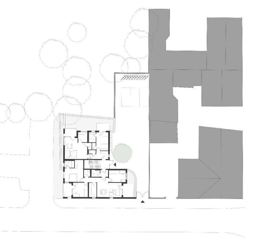 Grundriss EG mit Umgebung