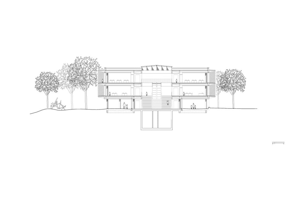VON M - Grundschule Fuchshofstrasse - Treppe Querschnitt