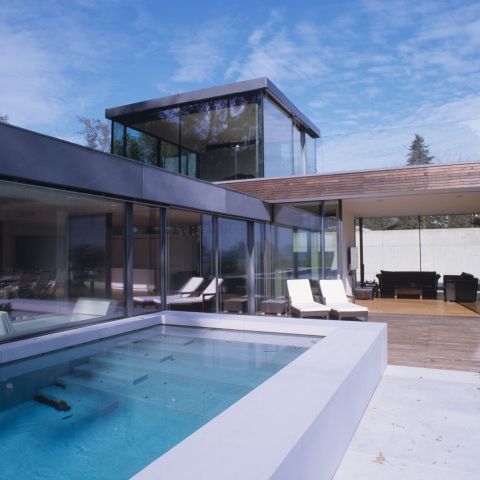 HAUS SCHMID - Modernes Hanghaus im Dialog mit Altbestand und Landschaftsraum