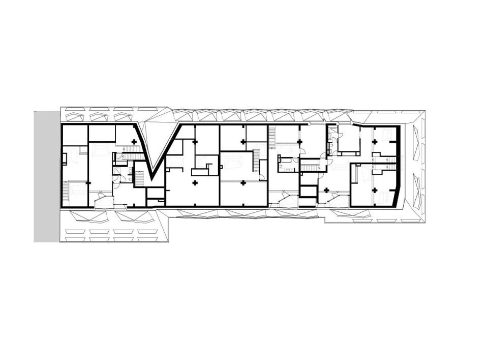 Grundriss 6. Obergeschoss