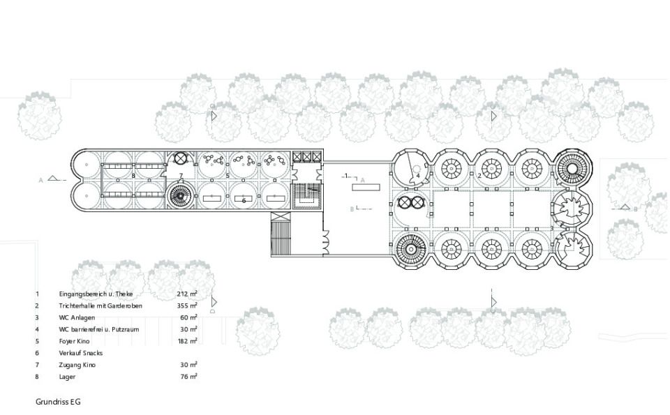 Grundriss Tiefparterre