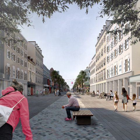 STADTBILD UND IDENTITÄT ENTWICKLUNGS- UND GESTALTUNGSKONZEPTE FÜR DIE KARLSRUHER KAISERSTRAßE.