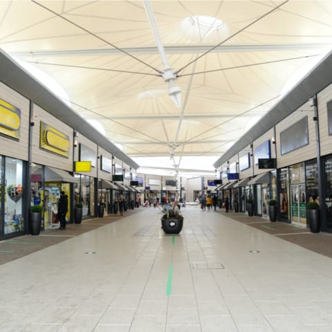 Shopping-Center im Nordosten Englands