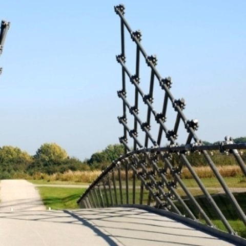 Fuß- und Radwegebrücke in Mechtenberg