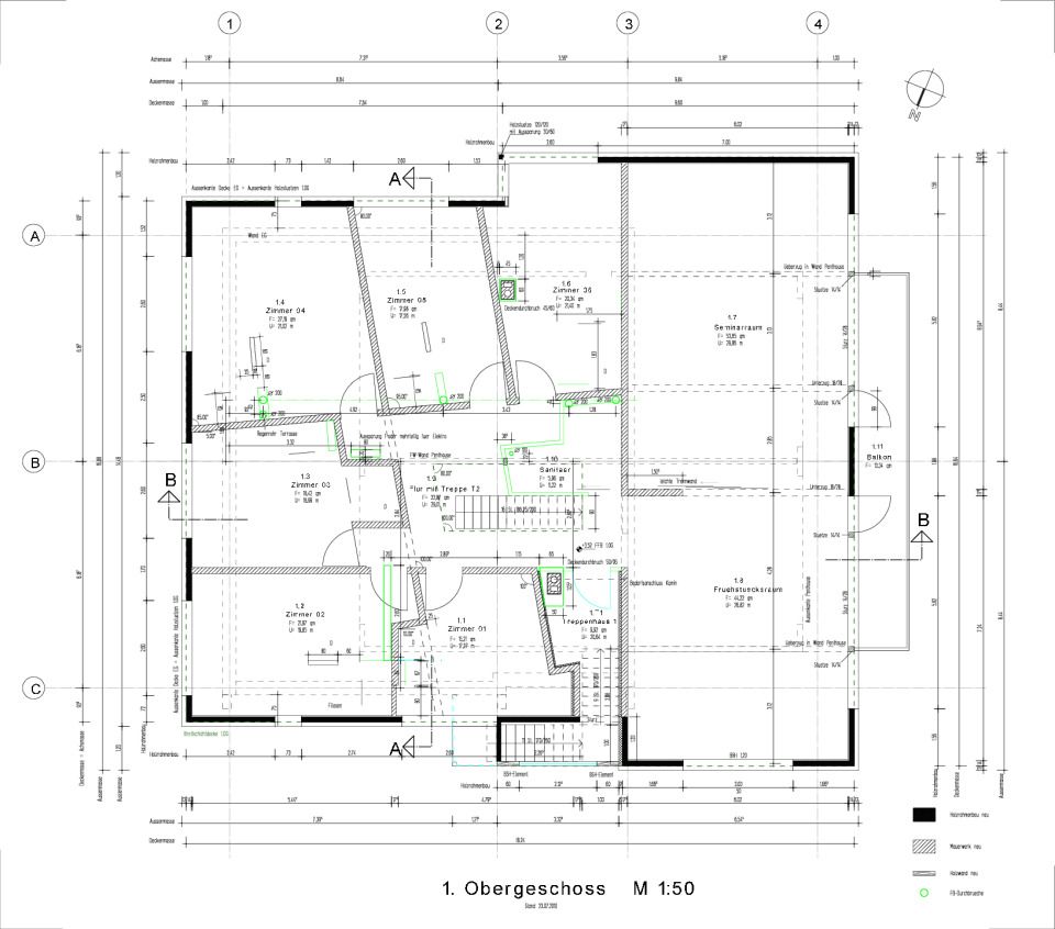 Grundriss 1. Obergeschoss