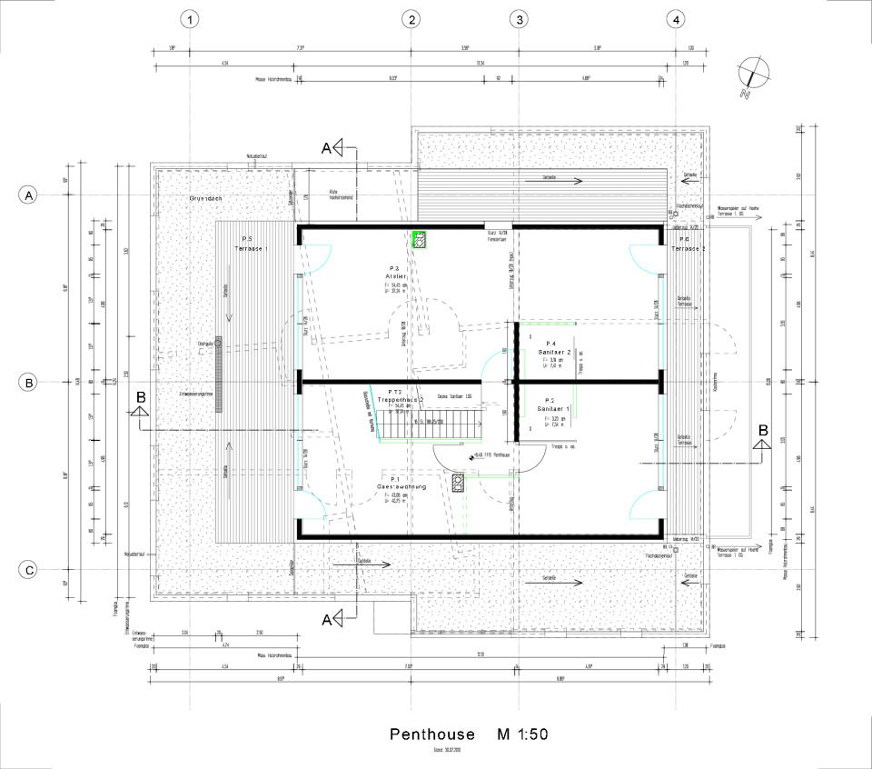 Grundriss Penthouse