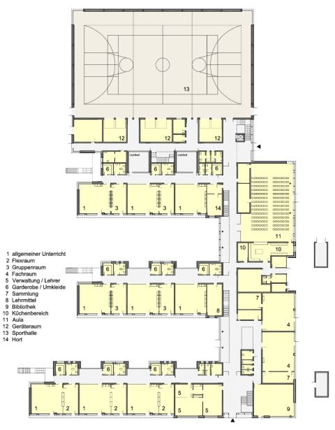 Grundriss EG - vereinfacht