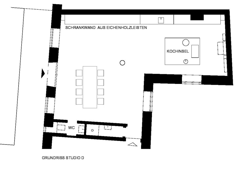 Grundriss Studio D