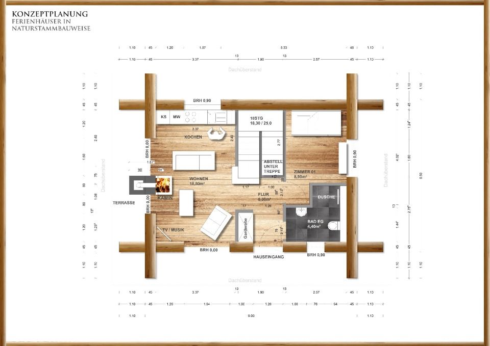 Grundriss Haus 1 EG