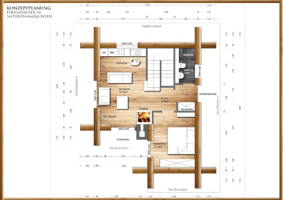 Grundriss Haus 2 EG