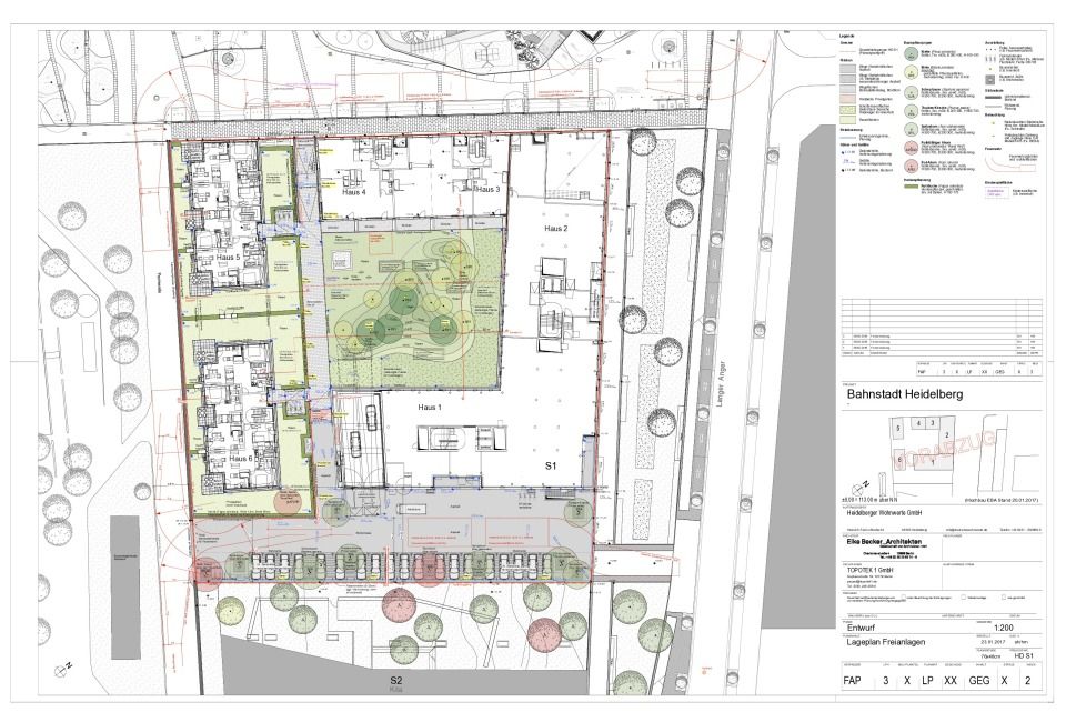Detaillierter Lageplan COLOURS