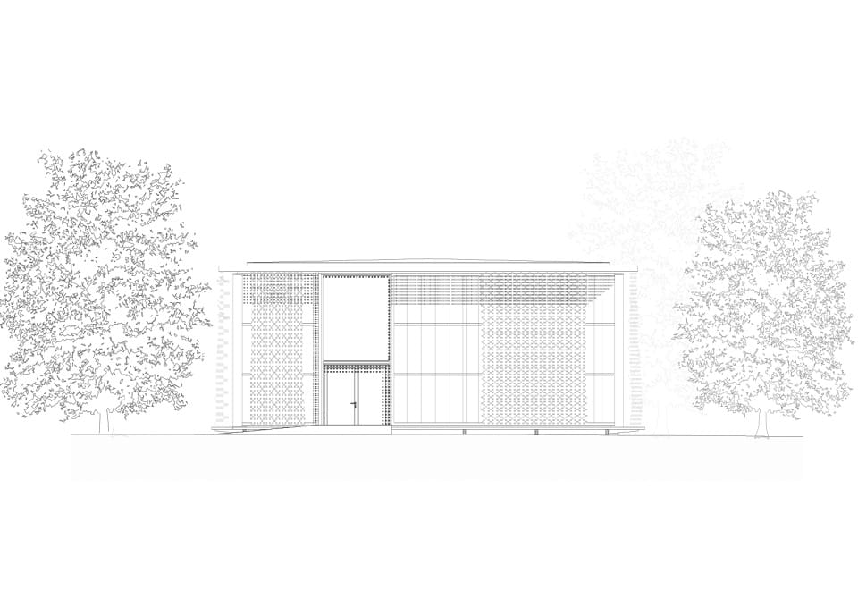 Pavillon 333 Ansicht Süd 1.50