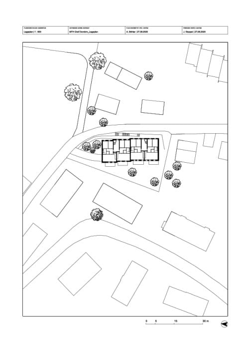 MFH Graf Eschbühel Dornbirn Situationsplan 1-600